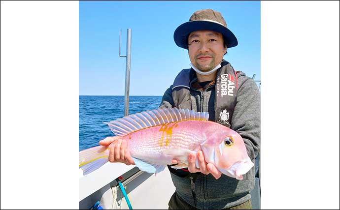 【福岡】沖のエサ釣り最新釣果　五目釣りで50cm超アマダイに高級根魚も