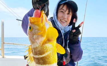 【大分・熊本】沖釣り最新釣果　タイラバ＆テンヤでアオナなど好土産