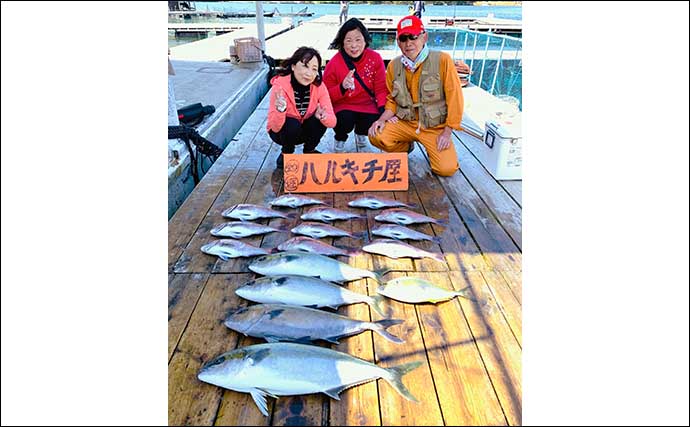 【三重】海の釣り施設最新釣果　エギングで3kg超アオリイカ登場
