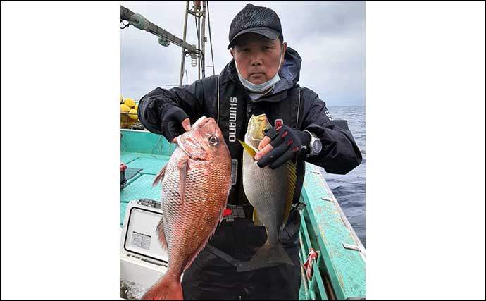 【玄界灘】沖のエサ釣り最新釣果　五目船でアマダイや高級根魚の好土産