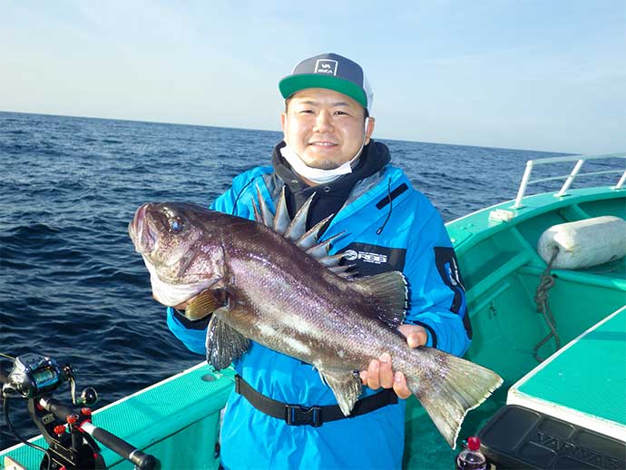 イシナギ釣りで好釣　期間限定の大物釣りに注目【茨城・モンロー号】