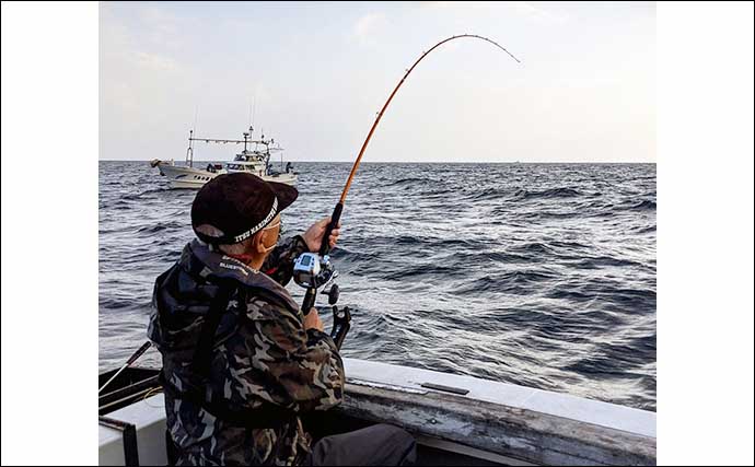 『完全フカセ』釣りで鷹巣沖の乗っ込みマダイに挑戦　数・型ともに好調