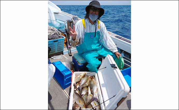 【福岡】沖のエサ釣り最新釣果　根魚にマダイにイサキと多彩魚種に笑顔