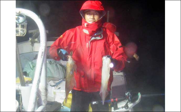 【玄界灘】夜焚きイカ最新釣果　初挑戦の釣りキッズもヤリイカゲット