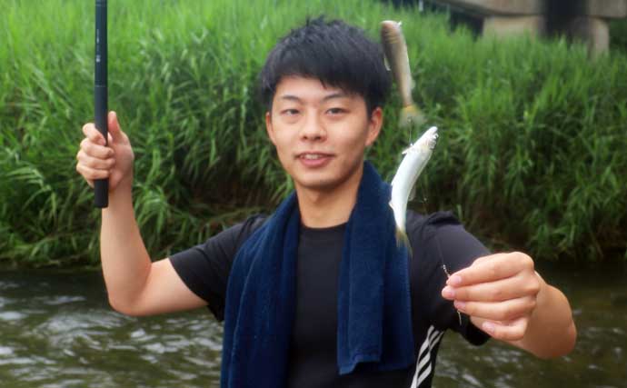 琵琶湖リレー釣りが面白い　ハスゲーム＆小アユ釣り堪能【滋賀】