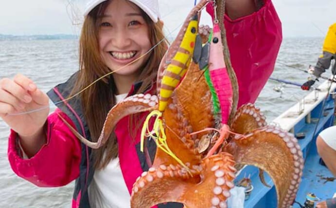【愛知・三重】沖釣り最新釣果　マダコシーズン本格化にキス100匹超えの爆釣