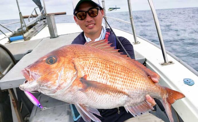 【福井・石川】船釣り最新釣果　SLJやタイラバで大型マダイ続々浮上