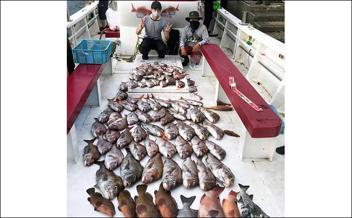 【福岡】沖のエサ釣り最新釣果　手軽な良型アジにタチウオ数釣りの好機