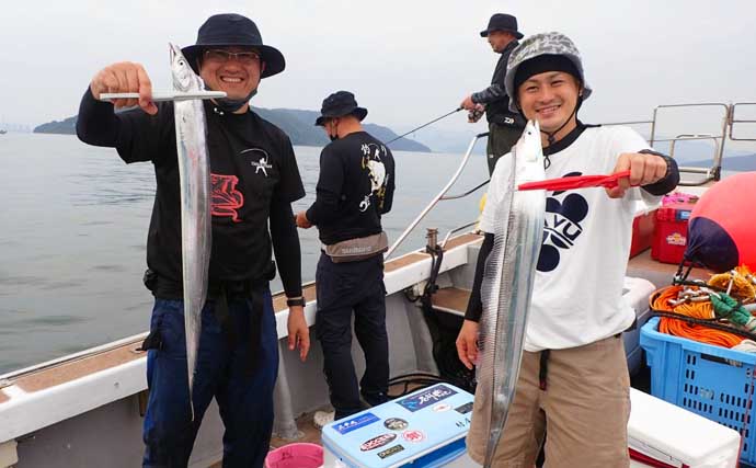 【福岡】沖のエサ釣り最新釣果　手軽な良型アジにタチウオ数釣りの好機