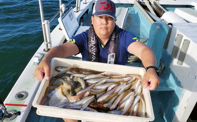 【愛知・三重】沖のエサ釣り最新釣果　マダカにシロギス数釣り好機