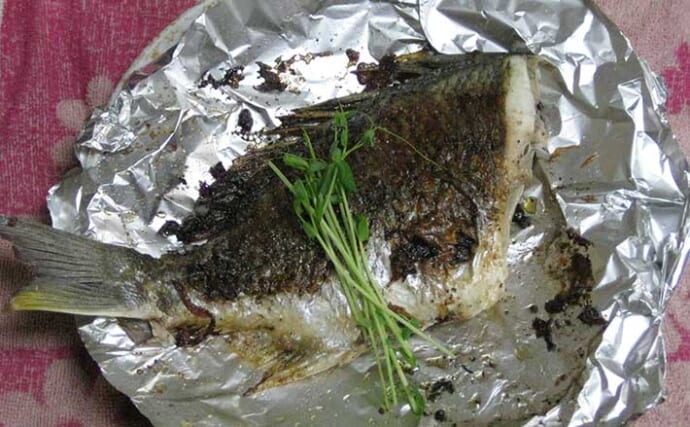 「投げキス釣り」ゲスト魚レシピ：キビレのマヨネーズ焼き　片付けも簡単