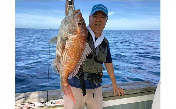 【響灘】沖釣り最新釣果　SLJで48.5cm頭に大型イサキ続々顔出し