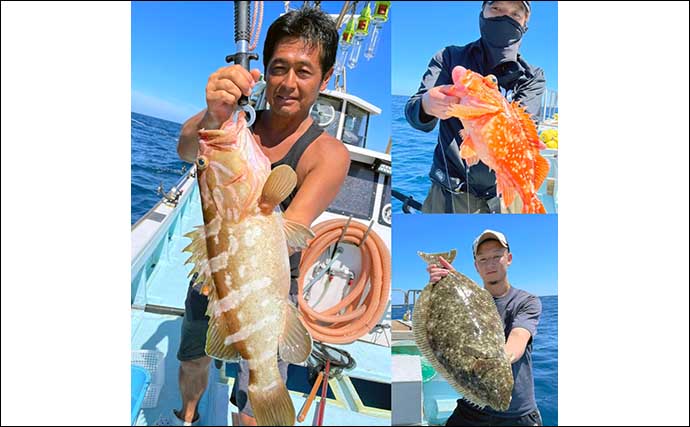 【響灘】沖釣り最新釣果　SLJで48.5cm頭に大型イサキ続々顔出し