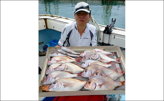 【福岡】沖釣り最新釣果　落とし込みで大型マダイにヒラマサ数釣りも