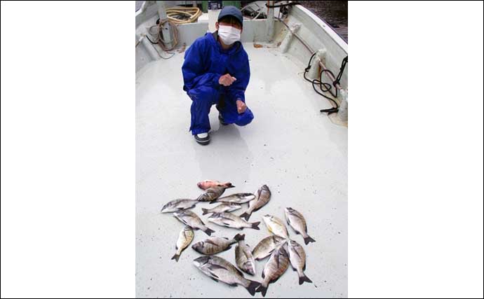【愛知・三重】イカダ＆海上釣堀最新釣果　カカリ釣りで62cm良型マダイ