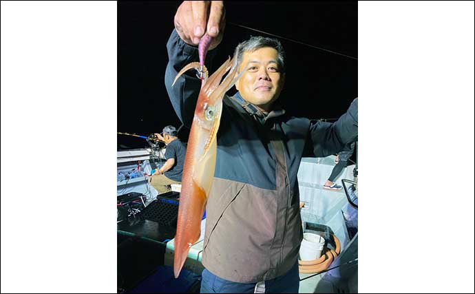 【福岡・大分】夜焚きイカ最新釣果　パラソル級交じりで釣る人250匹超え