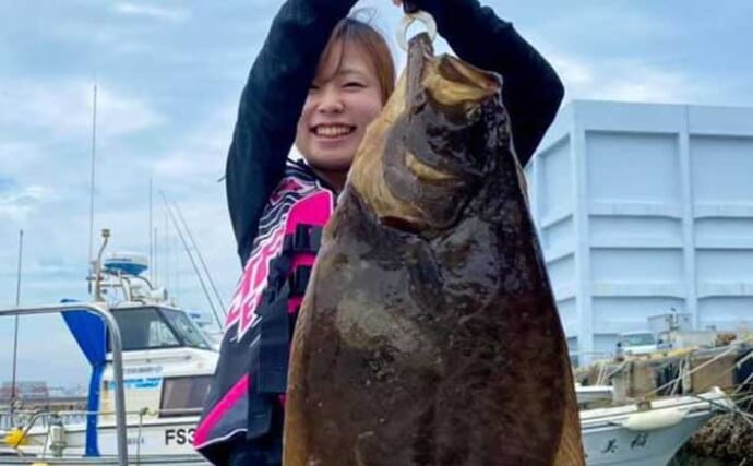 昨日ナニ釣れた？沖釣り速報：福島いわきで80cm頭にヒラメ3匹