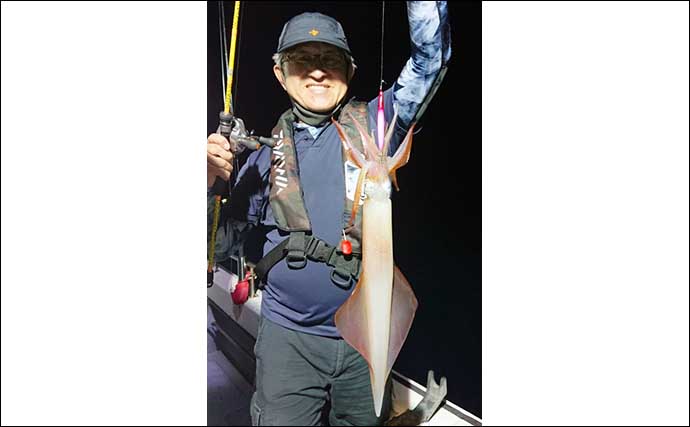 【福井】沖釣り最新釣果　夜釣りのマイカ堅調でまだまだ狙い目