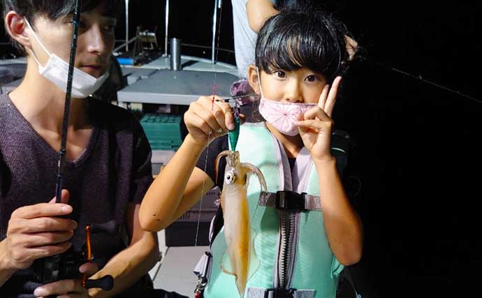 【福井】沖釣り最新釣果　夜釣りのマイカ堅調でまだまだ狙い目