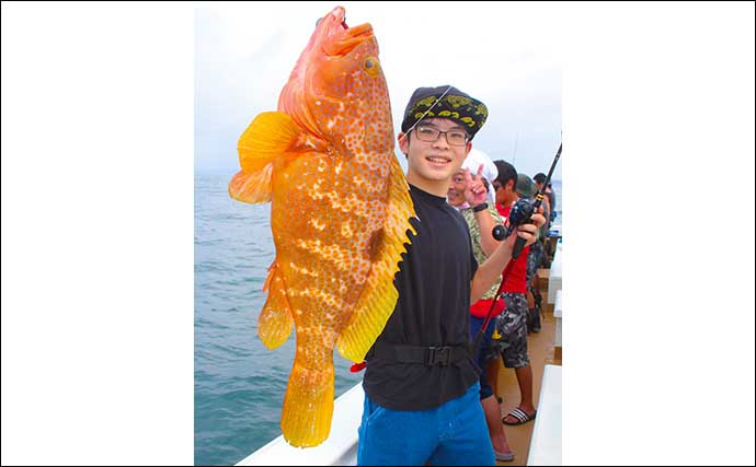 SLJ＆タイラバゲーム熱中　4.5kgカツオに50cm級キジハタなど魚種多彩