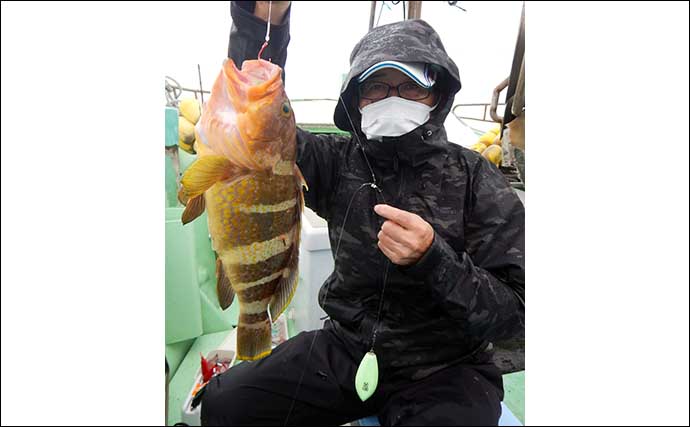 沖五目釣りで魚種多彩な釣果に堪能　レンコダイは釣る人で89尾