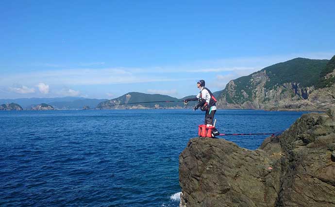 真夏の恒例イベント「オナガ」釣りを満喫　46cm筆頭に連発する時間帯も