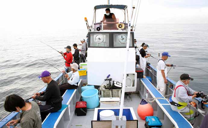 相模湾でシーズン序盤のアマダイ釣り満喫　船中50cmの大型も登場