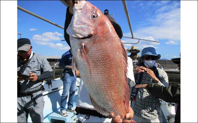 【大分・熊本】沖釣り最新釣果　タイラバで80cm頭に船中マダイ40尾