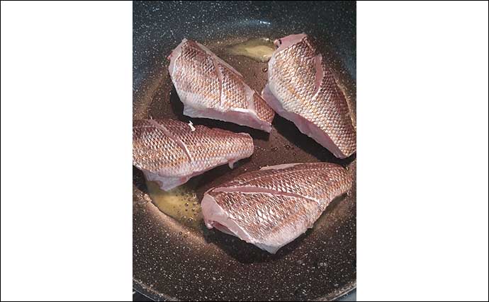 ゲスト魚レシピ：「イトフエフキ」のステーキ　フレンチ風に様がわり？