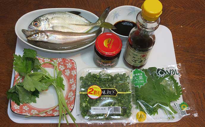 釣り人的「ひと手間」釣魚レシピ：キスとメッキの韓国風刺身