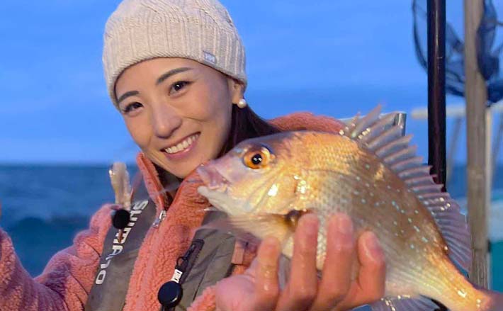 ひとつテンヤ釣りで本命マダイ好打 ジグには良型トラフグもヒット | TSURINEWS