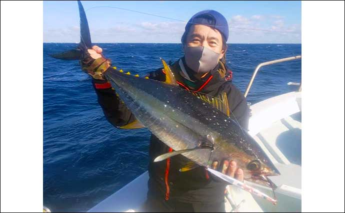 【三重】沖釣り最新釣果　トンボ狙いのジギングでキハダマグロ顔出し