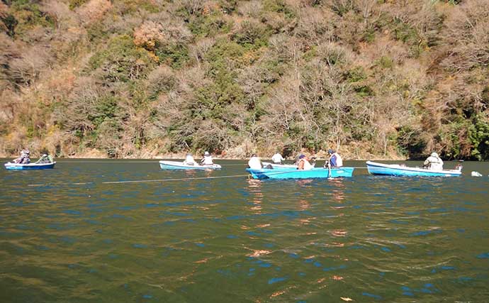 シーズン開幕の津久井湖ワカサギ釣りで653尾　スタートダッシュに成功