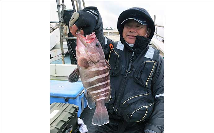 【福岡】沖釣り最新釣果　沖五目で50cmアマダイに高級根魚交え多彩