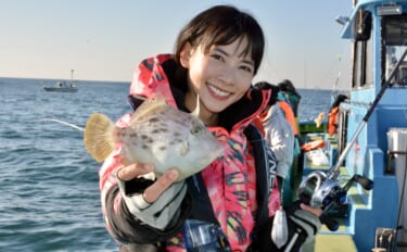 東京湾の船カワハギ釣りが復調　ママ釣りタレント阪本智子が魅力を解説
