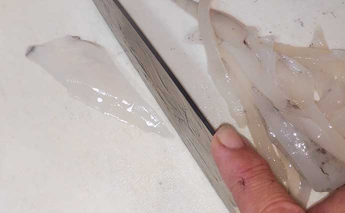 釣り人的「ひと手間」レシピ：アオリイカの刺し身　一度冷凍がキモ？