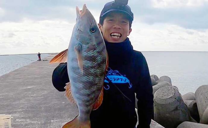 石垣島遠征釣行で南国らしい魚と対面　沖堤防で打ち込みと胴つき堪能