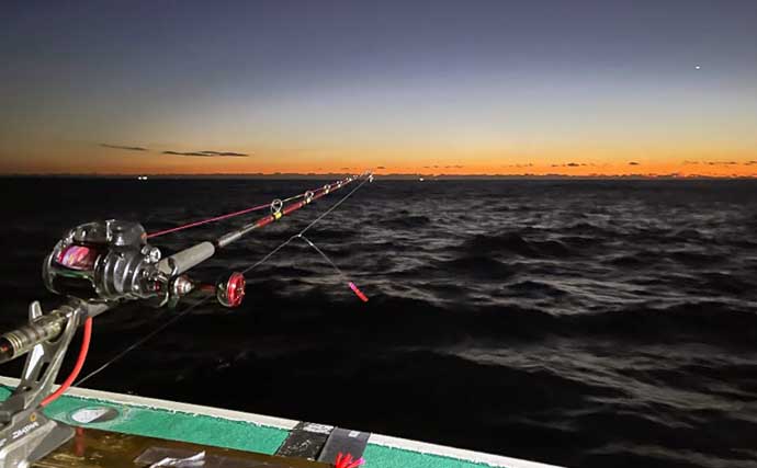 極太の寒サバ釣りがシーズンイン　イカ釣りとのリレー船で両本命手中