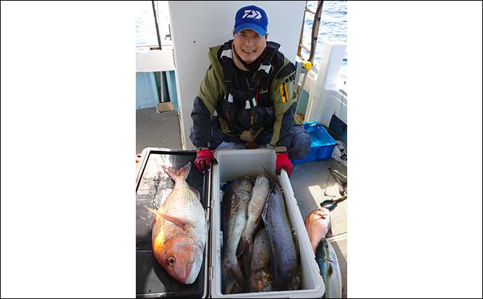 【福岡】沖のエサ釣り最新釣果　博多湾内でタチウオ好打
