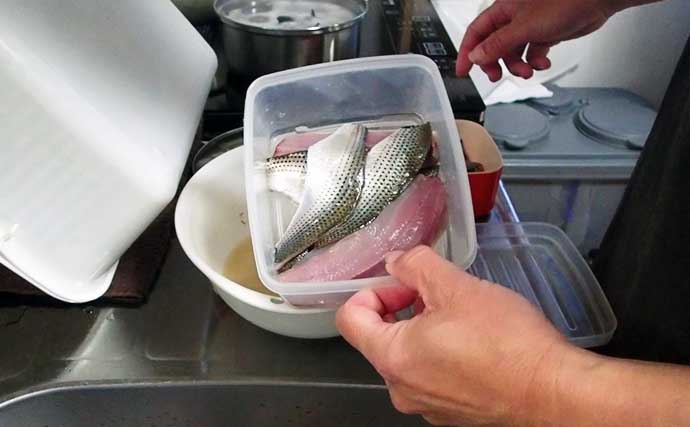 釣り人的「小魚レシピ」：コハダの西京焼き　薄味で魚の香りを楽しもう
