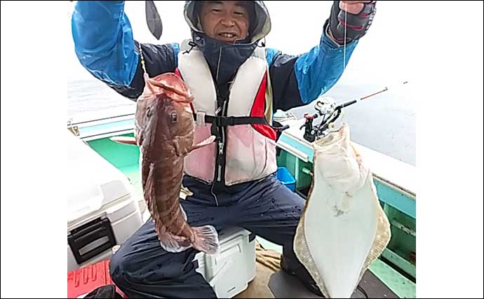 【福岡】沖のエサ釣り最新釣果　泳がせ＆五目釣りでチカメキントキ好捕