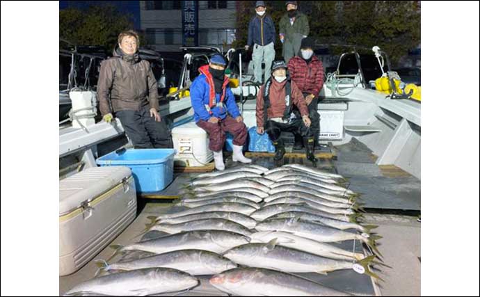 【福岡】沖のルアー釣り最新釣果　ジギングで大型ヒラマサ＆ブリ好打