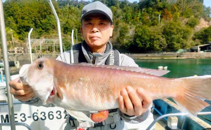 【三重】沖釣り最新釣果　マボロシ級の57.5cm超特大シロアマダイ浮上