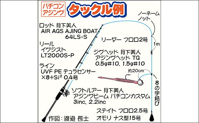 東京湾バチコンアジング釣行を満喫　午前＆午後船連戦で試行錯誤