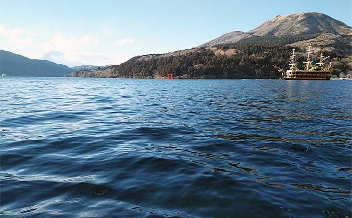 芦ノ湖のボートフライフィッシング　解禁から3月中旬までの釣況を紹介