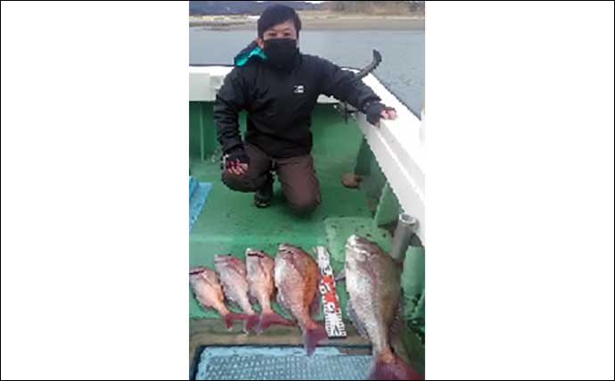 【熊本・大分】沖釣り最新釣果　タイラバで70cm超え頭にマダイ続々