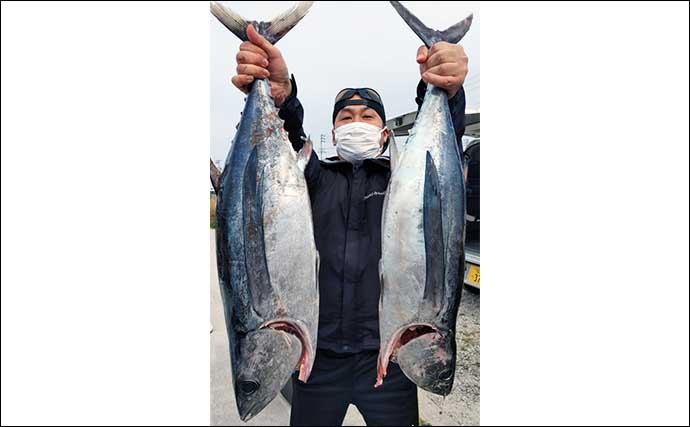 【愛知・三重】沖のルアー釣り最新釣果　トンジギで船中50匹の大爆釣