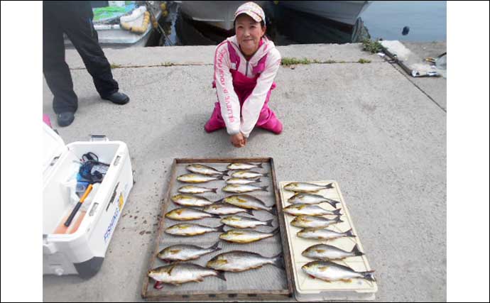 【三重・愛知】沖のエサ釣り最新釣果　ウタセ五目で40cm超アジ＆イサキ