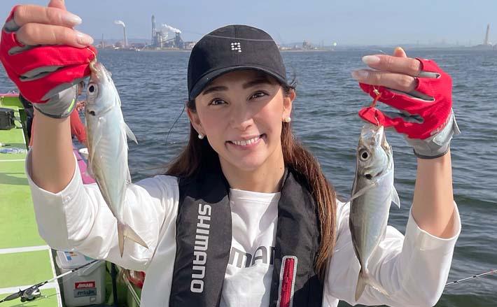 東京湾ltアジ釣りで入れ食い満喫 ダブル連発でクーター満タン Tsurinews