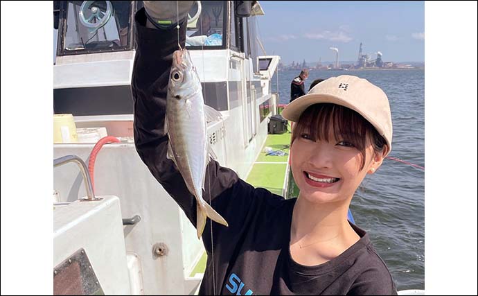 東京湾LTアジ釣りで入れ食い満喫　ダブル連発でクーター満タン